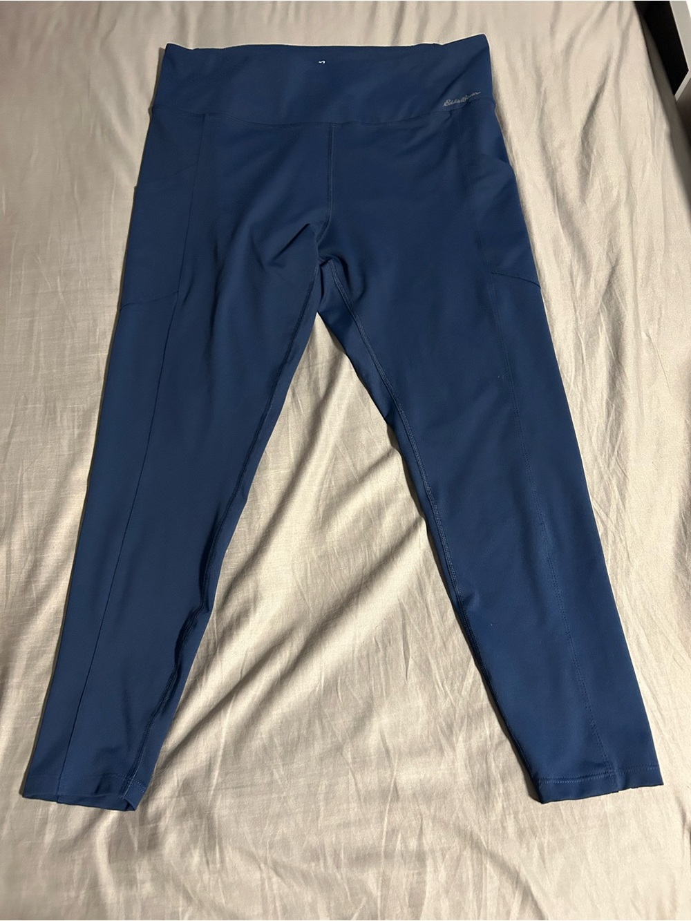 Eddie Bauer Navy Blue High-Rise Athletic Leggings Size XL